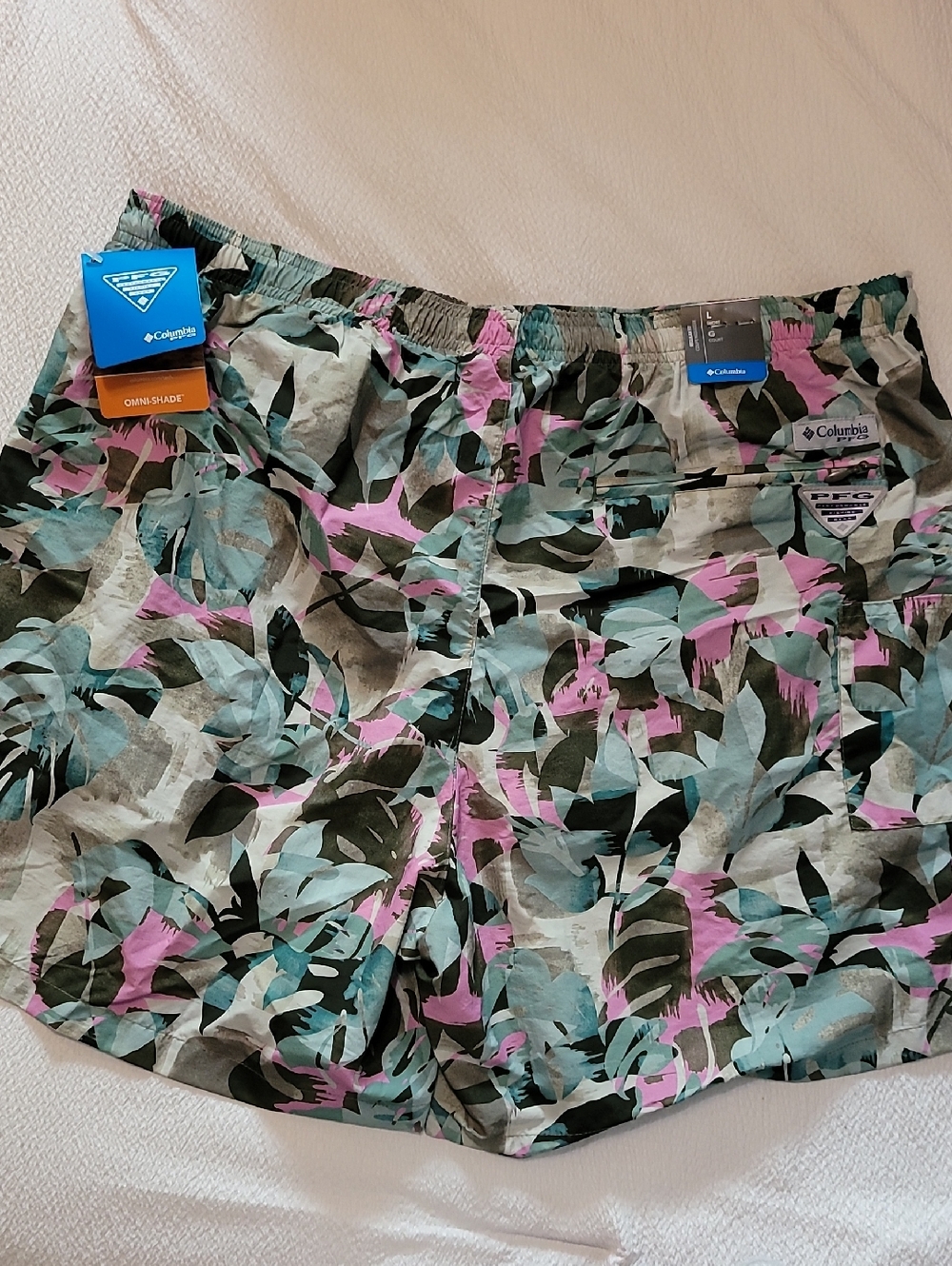Columbia Water Trunks w Omni-Shade Protection